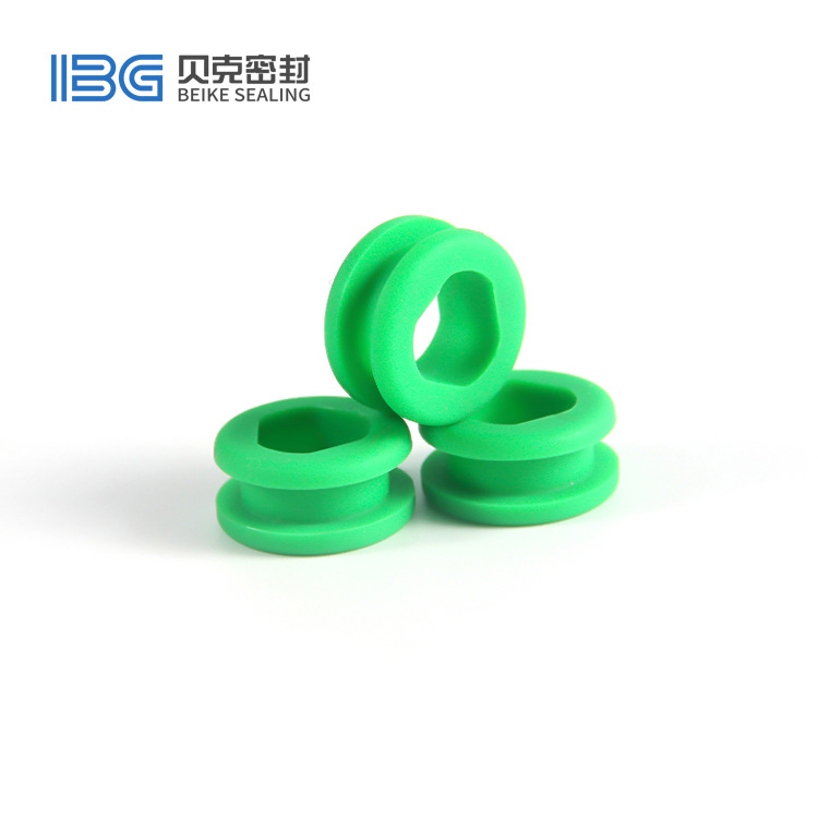 环保耐磨双面硅胶护线圈轴用过线圈保护圈硅胶密