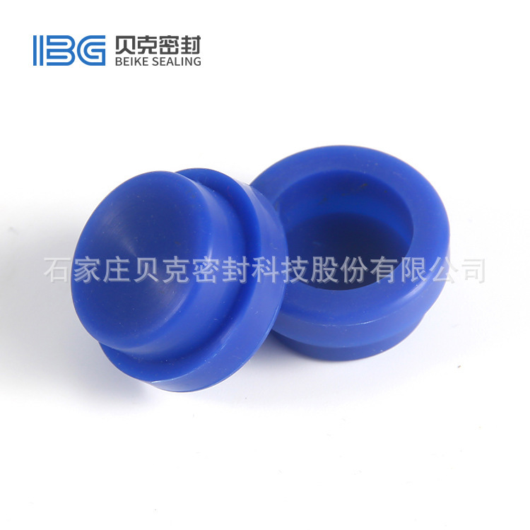 硅橡胶帽硅胶蓝色耐磨损耐高温橡胶帽密封塞