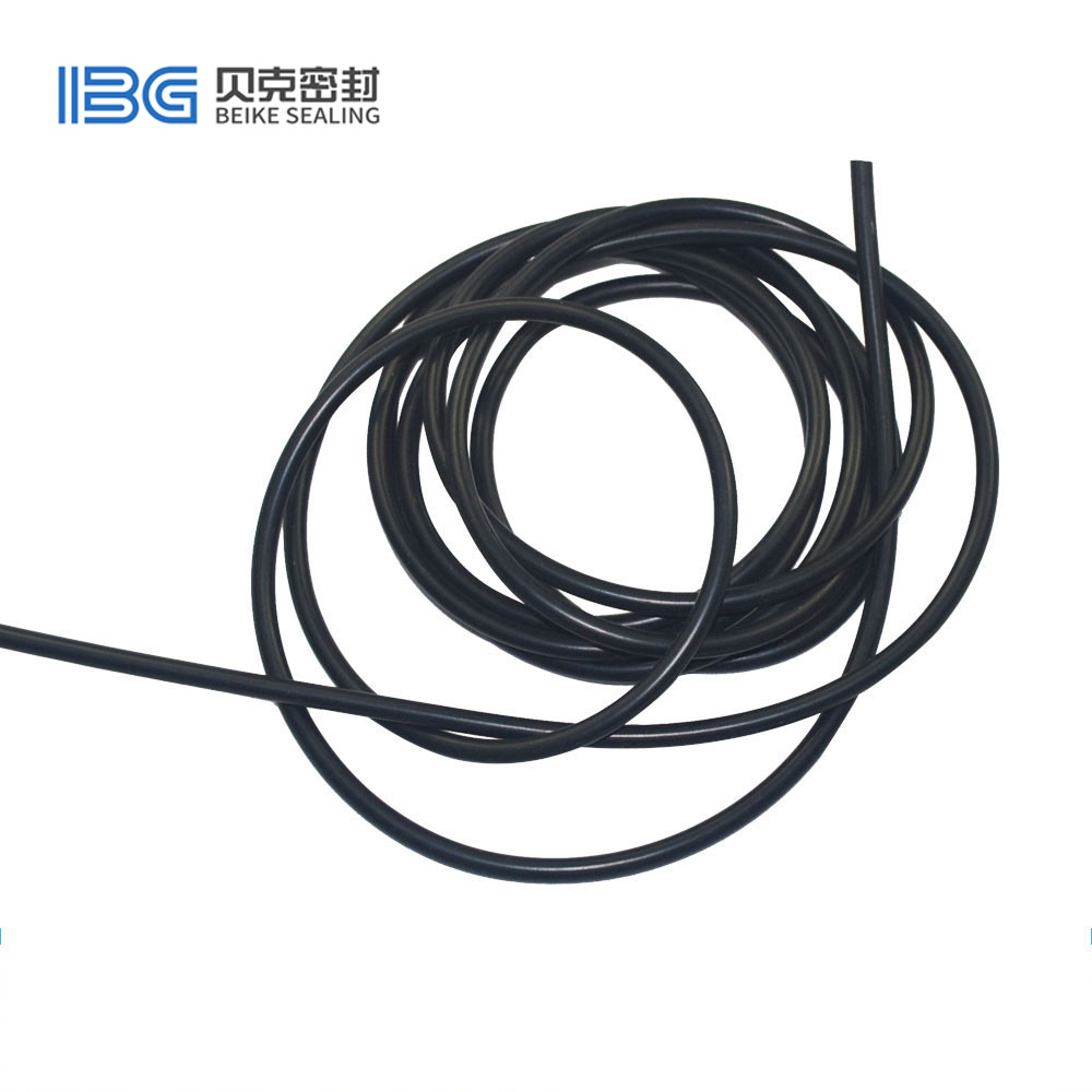 厂家直销氟胶FKM密封胶条抗老化绝缘密封O型橡